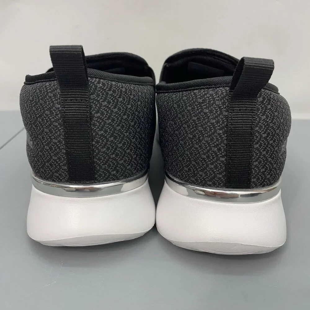 Fitville‎ Slip On Loafers Shoes Comfort Walking Recovery Black Gray Women 8 Wide